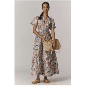 Anthropologie Somerset Maxi Dress Sz Lg Mulbery NWT